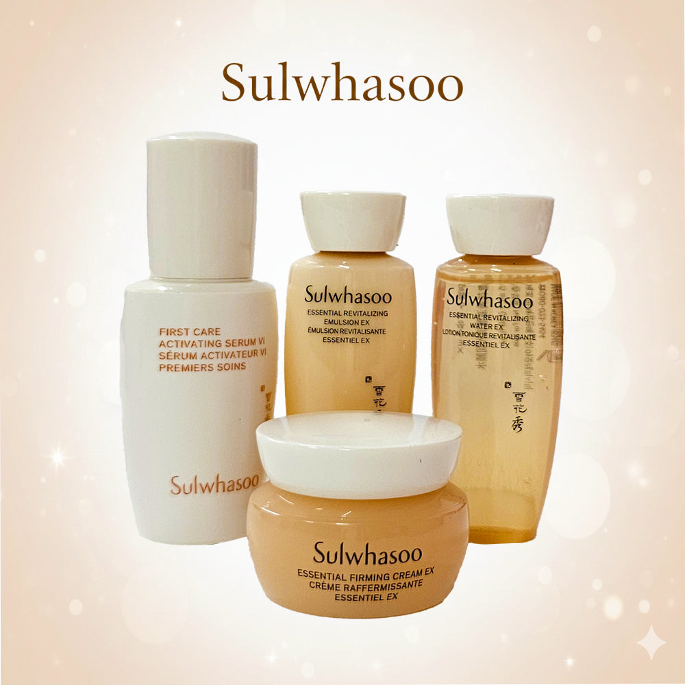 Sulwhasoo Essential Daily Routine Kit (4 Items) Travel Size