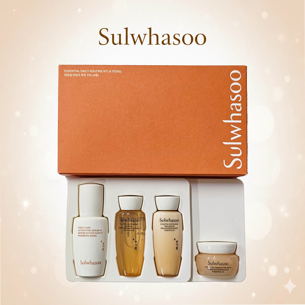 Sulwhasoo Essential Daily Routine Kit (4 Items) Travel Size