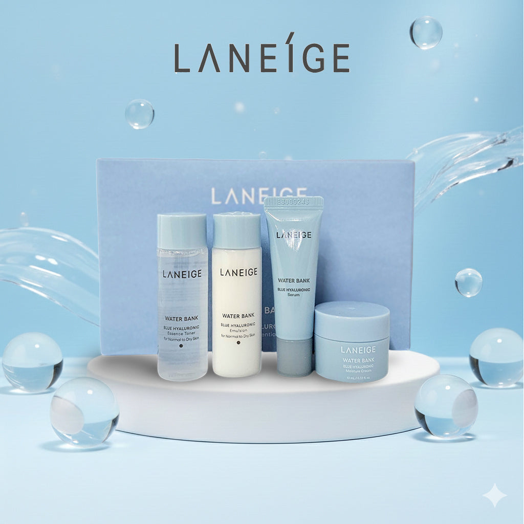 LANEIGE Water Bank Blue Hyaluronic Essential Kit (4 Items)_Mini