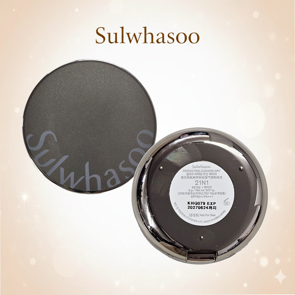 Sulwhasoo Perfecting Cushion Airy Mini 5g No.21 N1 Beige SPF50.