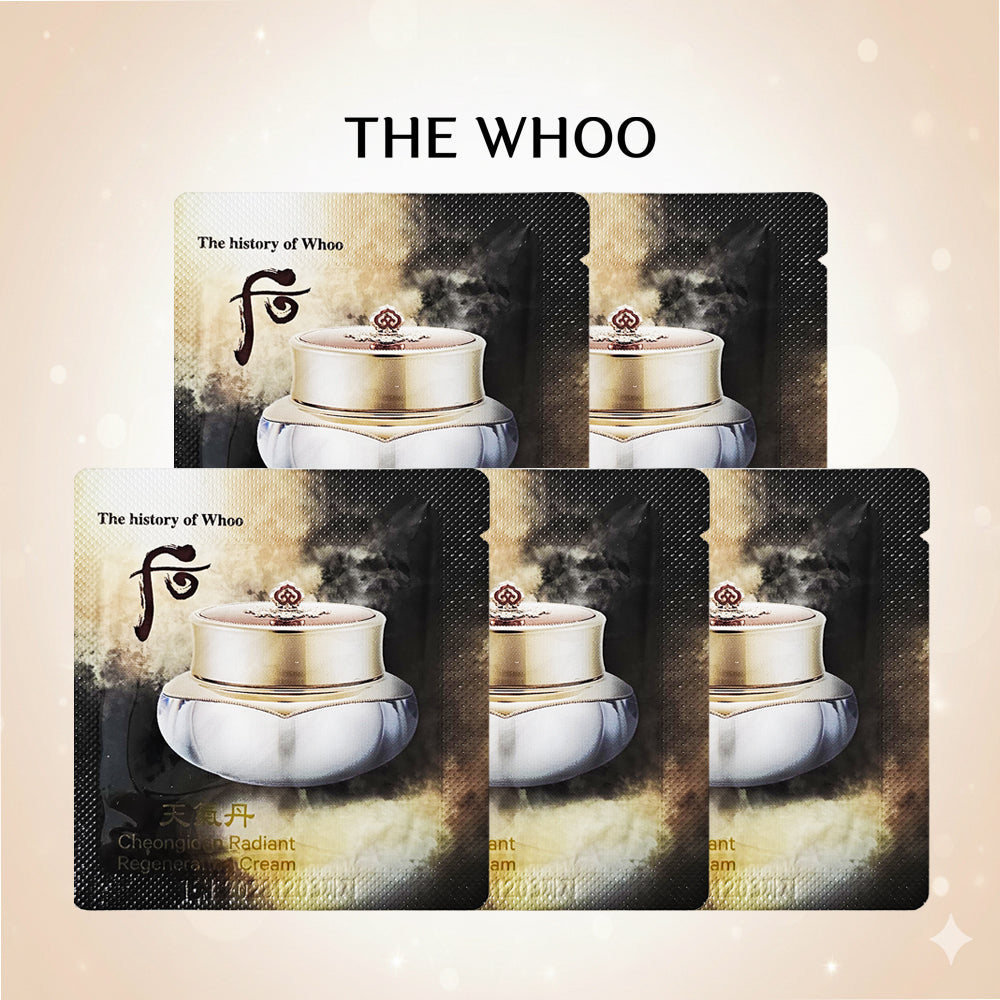 The History of Whoo Cheongidan Radiant Regenerating Cream (1ml x 60pcs Set)&nbsp;Travel Size