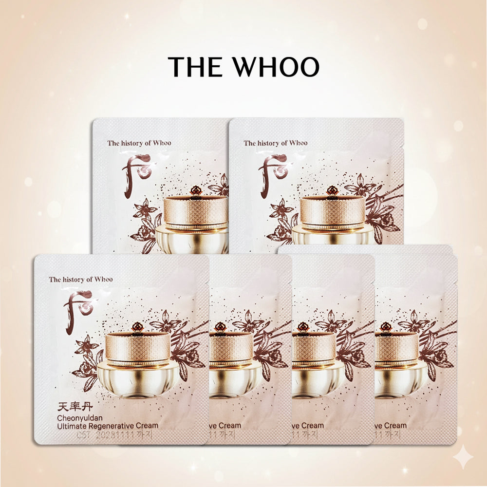 The History of Whoo Cheonyuldan Ultimate Regenerative Cream. Travel Size