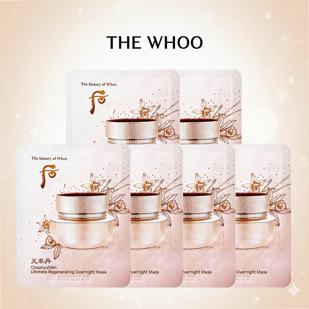 The History of Whoo Cheonyuldan Ultimate Regenerating Overnight Mask.Travel Size