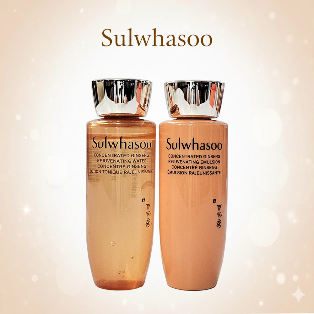 Sulwhasoo Concentrated Ginseng Rejuvenating Water 25 ml / Emulsion 25 ml – Mini Duo Set