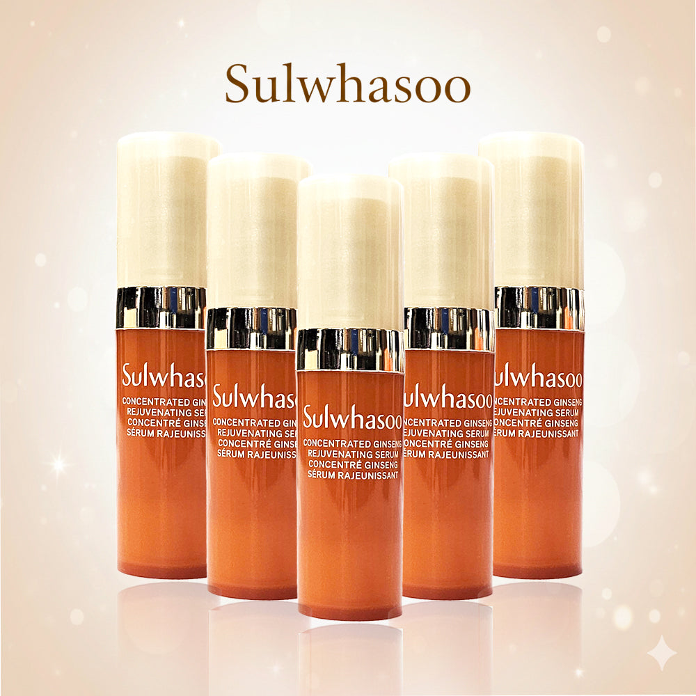 ulwhasoo Concentrated Ginseng Rejuvenating Serum 5 ml  x 5ea – Mini
