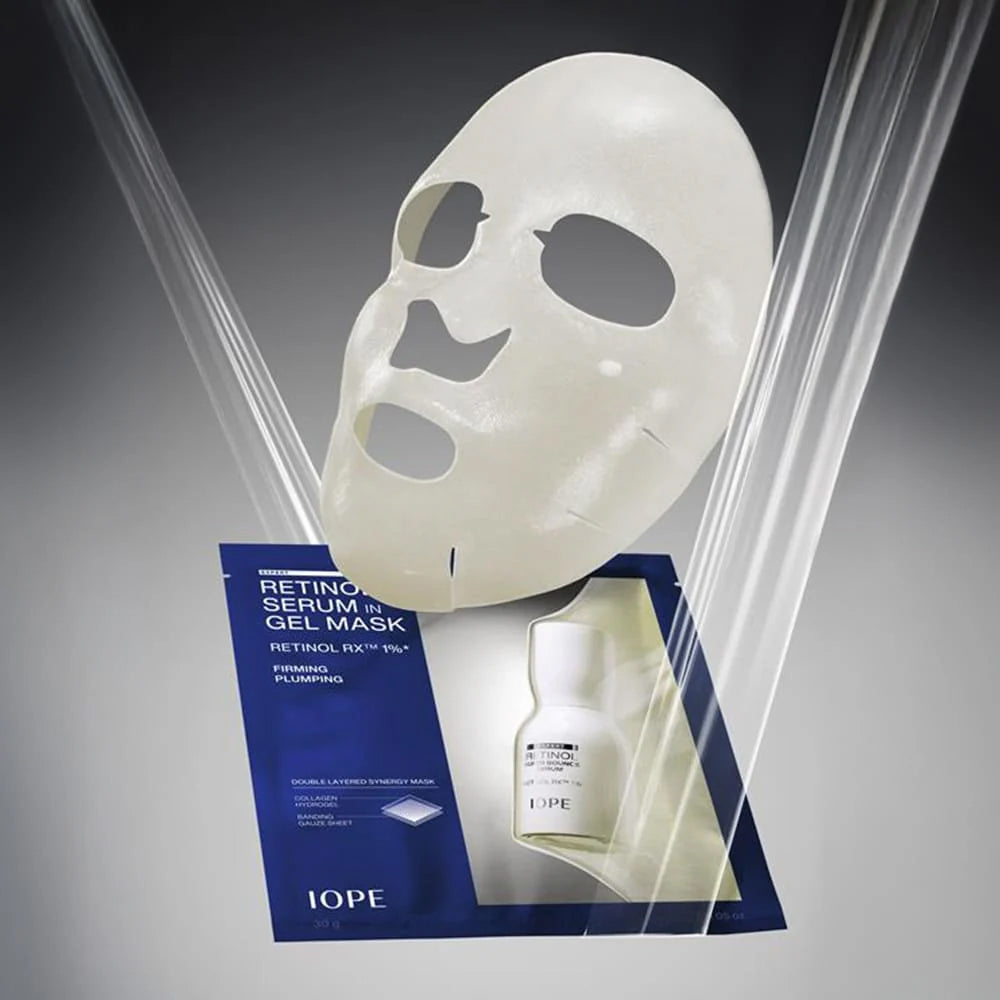 IOPE Retinol Serum In Gel Mask 5pcs