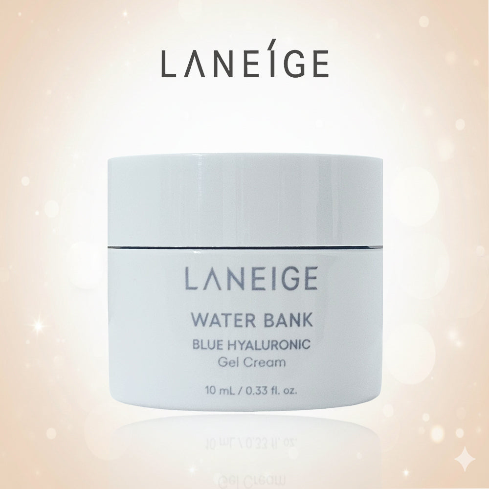 LANEIGE Water Bank Blue Hyaluronic Gel Cream 10 ml x 3ea – Individual Mini