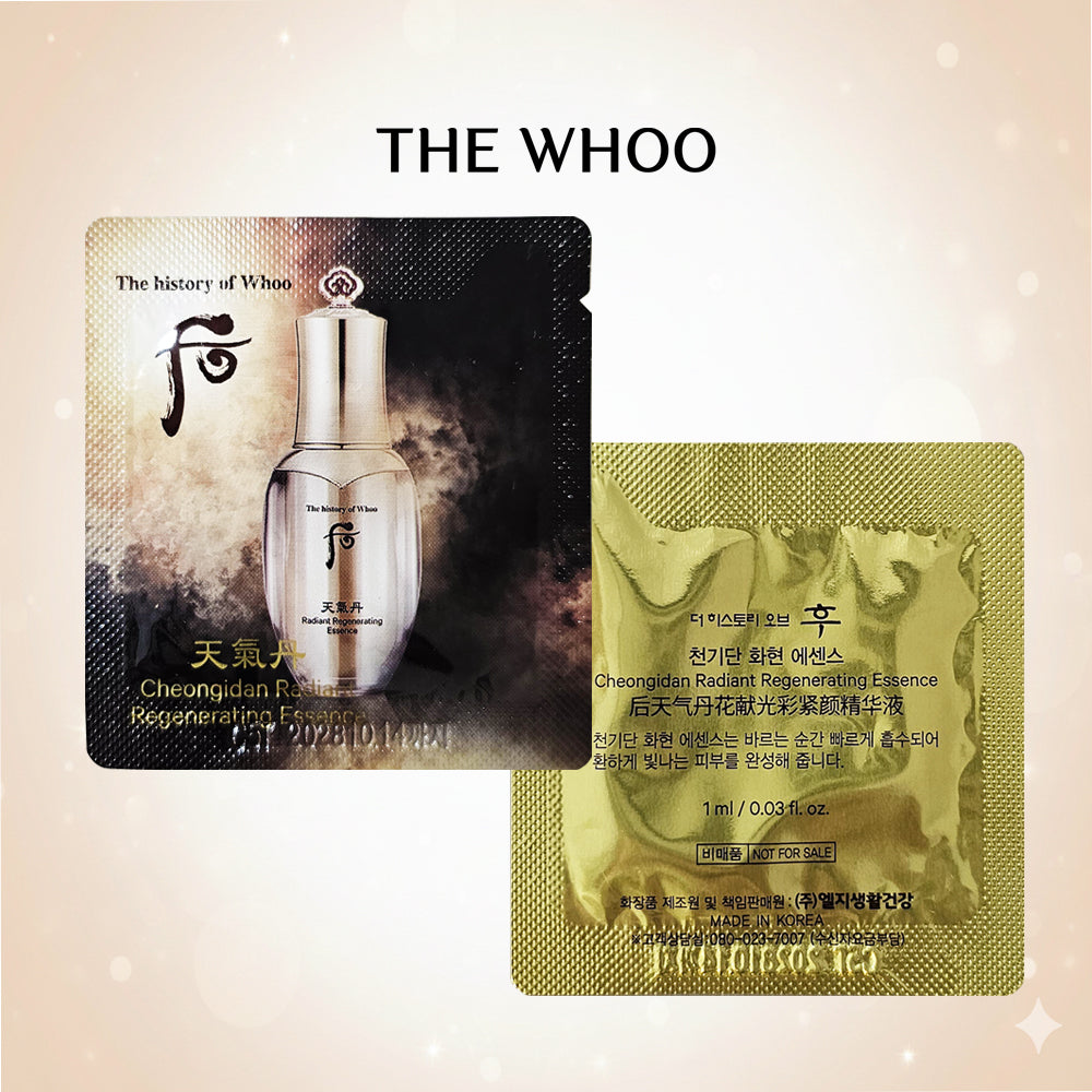 The History of Whoo Cheongidan Radiant Regenerating Essence (1ml x 60pcs Set) Travel Size