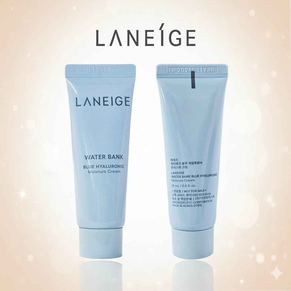LANEIGE Water Bank Blue Hyaluronic Moisture Cream 25 ml x 3ea