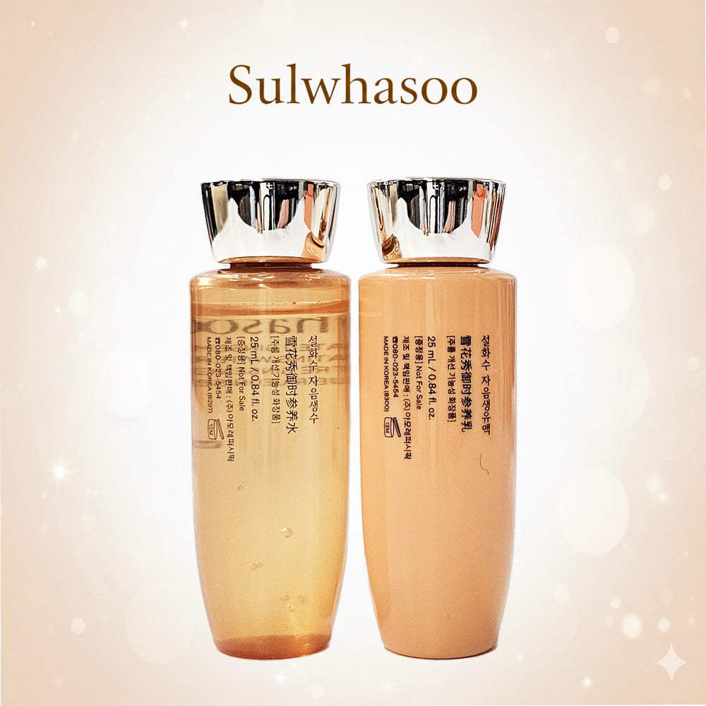 Sulwhasoo Concentrated Ginseng Rejuvenating Water 25 ml / Emulsion 25 ml – Mini Duo Set