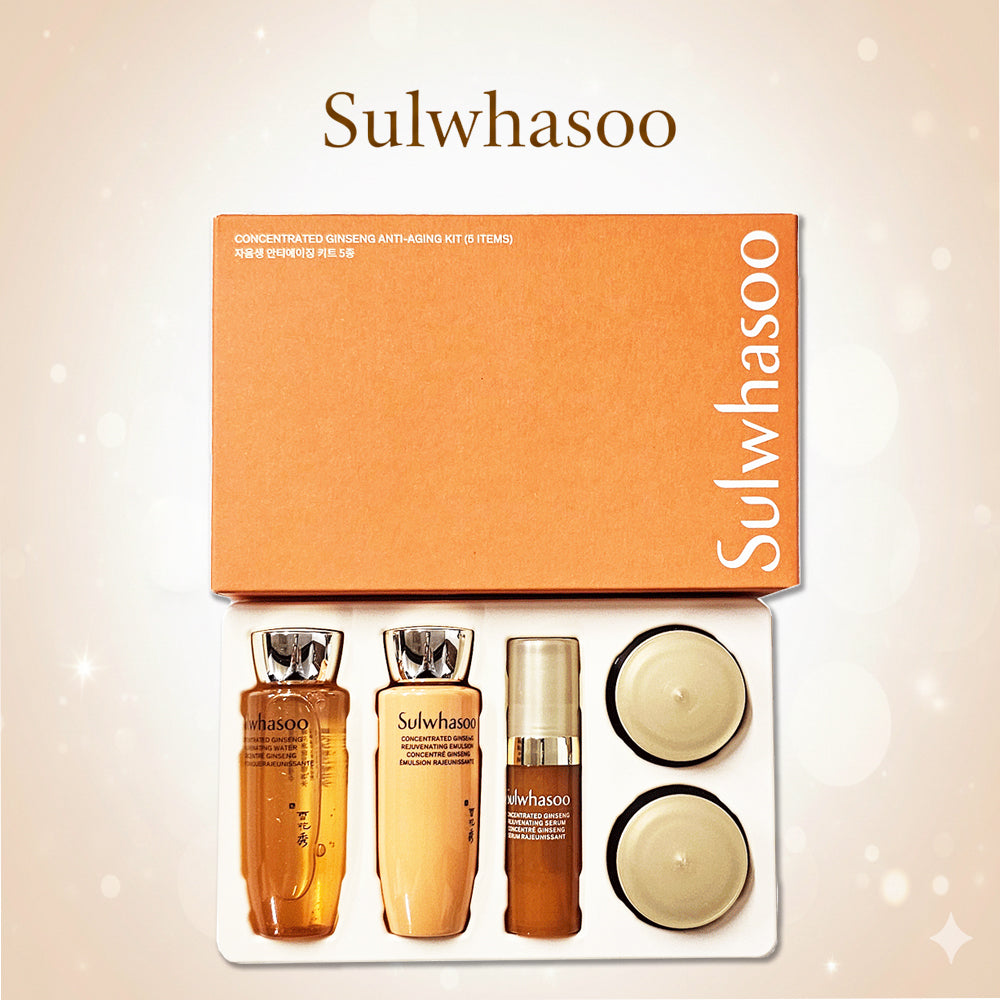 Sulwhasoo Concentrated Ginseng Rejuvenating 5-Piece Travel Set