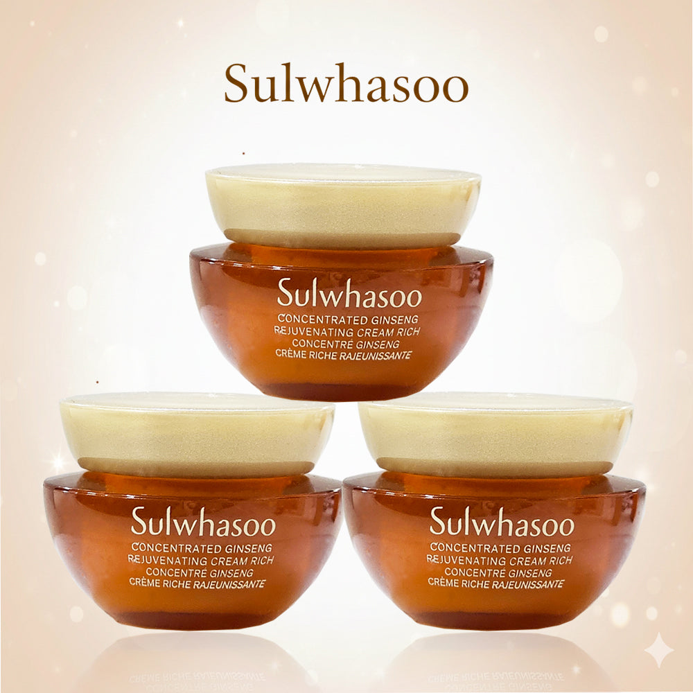 ulwhasoo Concentrated Ginseng Rejuvenating Cream Rich 5 ml x 3ea– Mini
