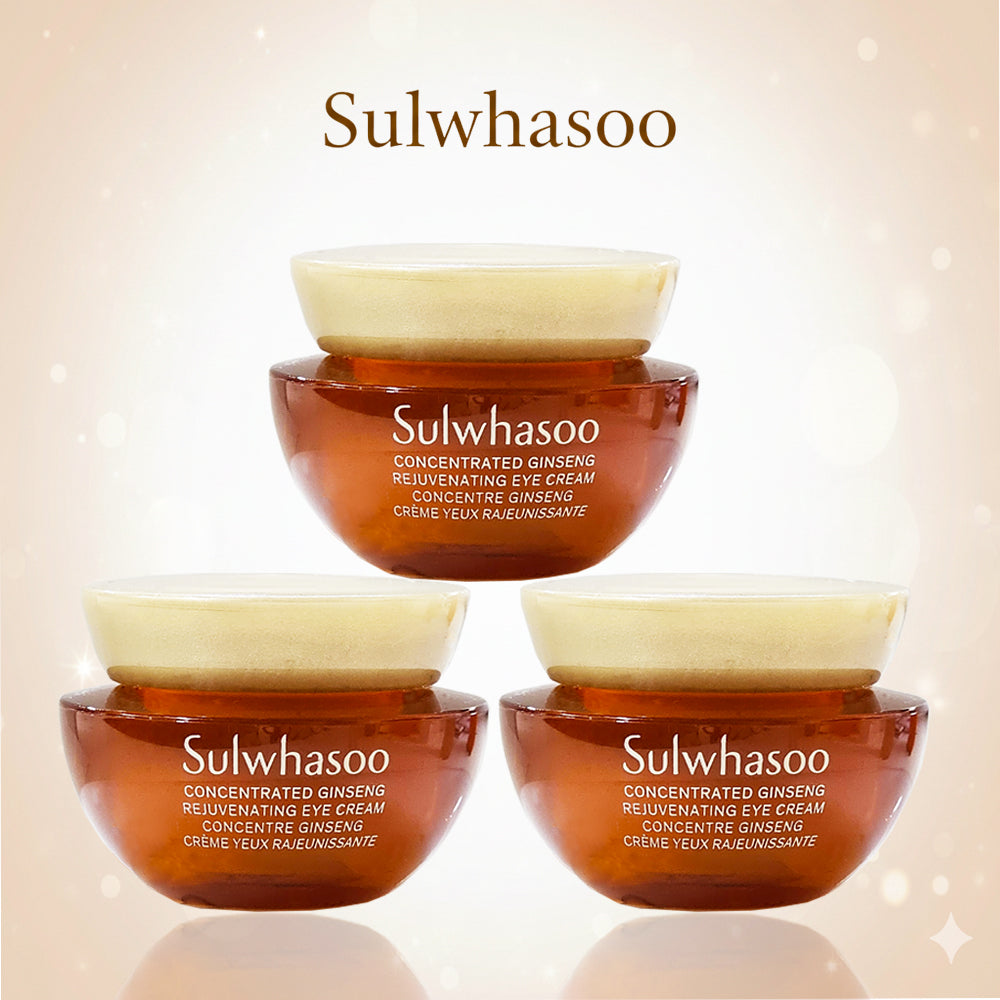 Sulwhasoo Concentrated Ginseng Rejuvenating Eye Cream 4 ml x 3ea – Mini