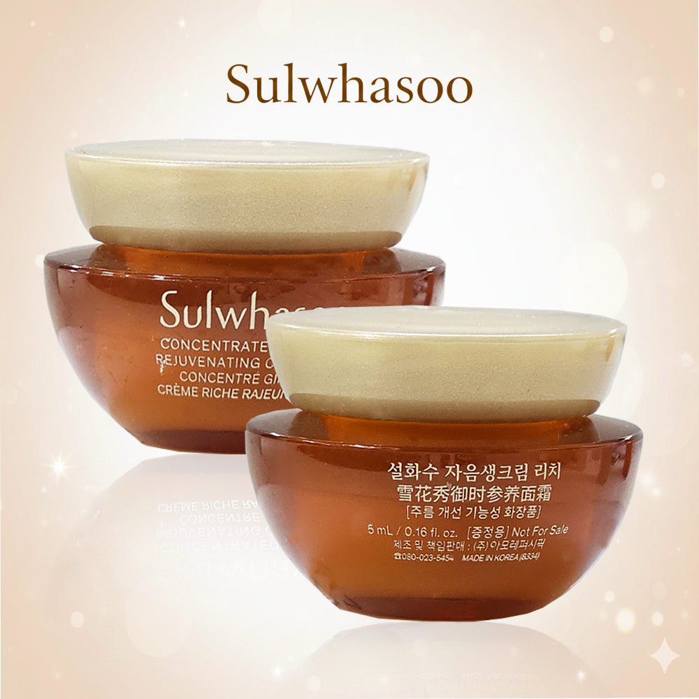 ulwhasoo Concentrated Ginseng Rejuvenating Cream Rich 5 ml x 3ea– Mini