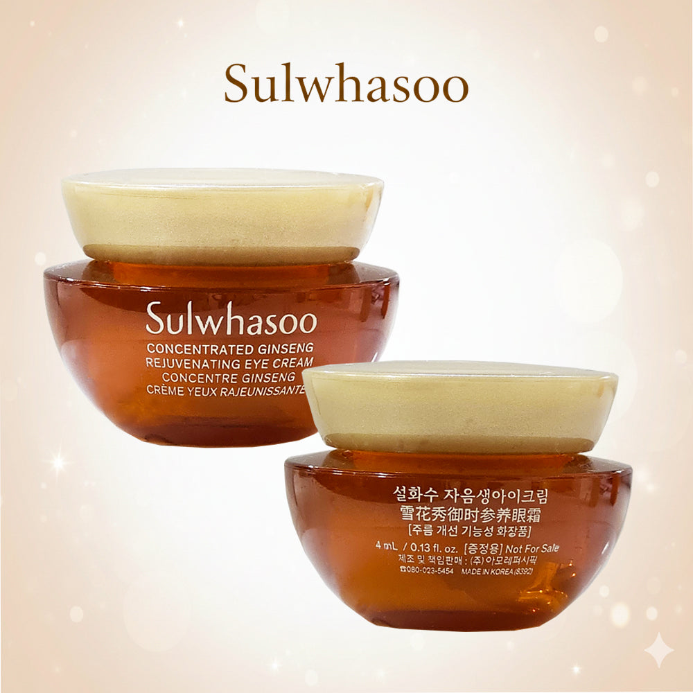 Sulwhasoo Concentrated Ginseng Rejuvenating Eye Cream 4 ml x 3ea – Mini