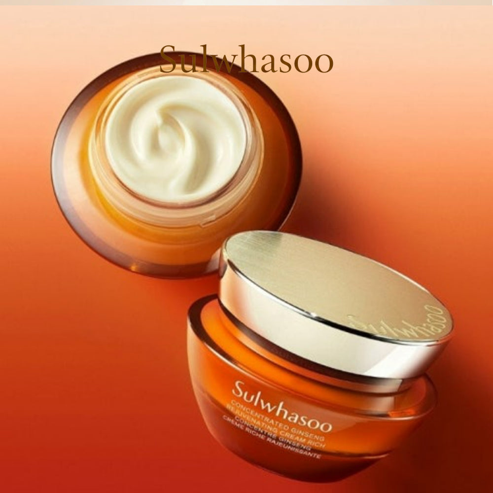 Sulwhasoo Concentrated Ginseng Rejuvenating Cream Rich (10ml x 2pcs Set) Travel Size