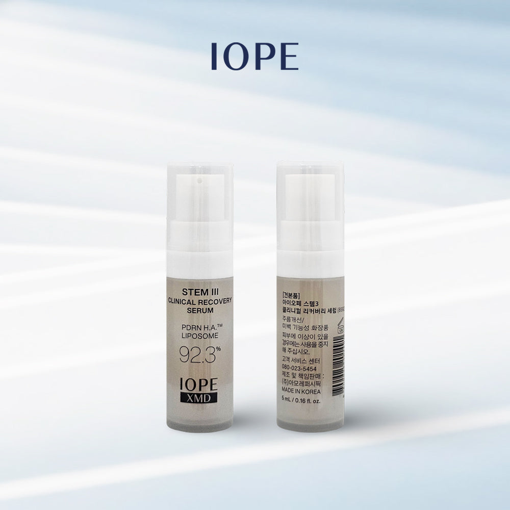 IOPE XMD Stem 3 III Clinical Recovery Serum 5ml x 5pcs – Mini