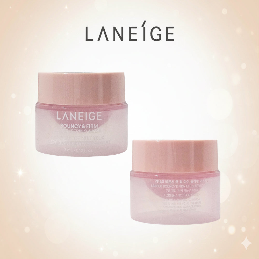 LANEIGE Bouncy &amp; Firm Eye Sleeping Mask 3 ml x 2ea – Individual Mini