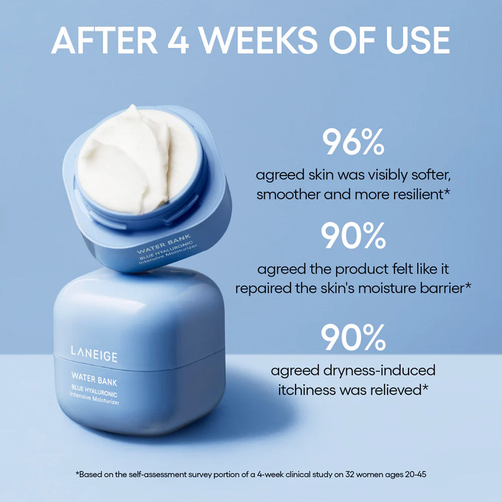 LANEIGE Water Bank Blue Hyaluronic Moisture Cream 25 ml x 3ea