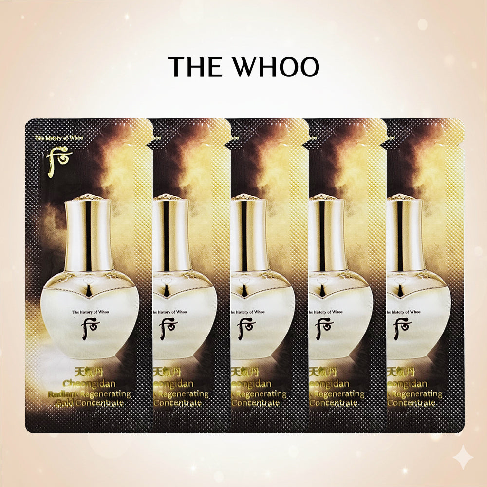 The History of Whoo Cheongidan Radiant Regenerating Gold Ampoule (1ml x 60pcs Set) Travel Size