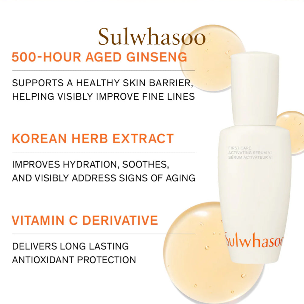 Sulwhasoo First Care Activating Serum VI 1ml × 20pcs. Travel Size