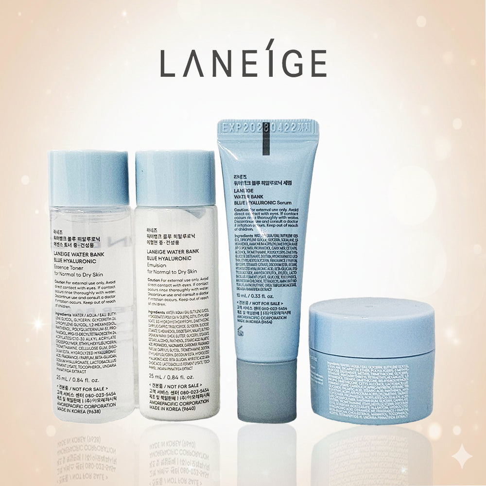 LANEIGE Water Bank Blue Hyaluronic Essential Kit (4 Items)_Mini
