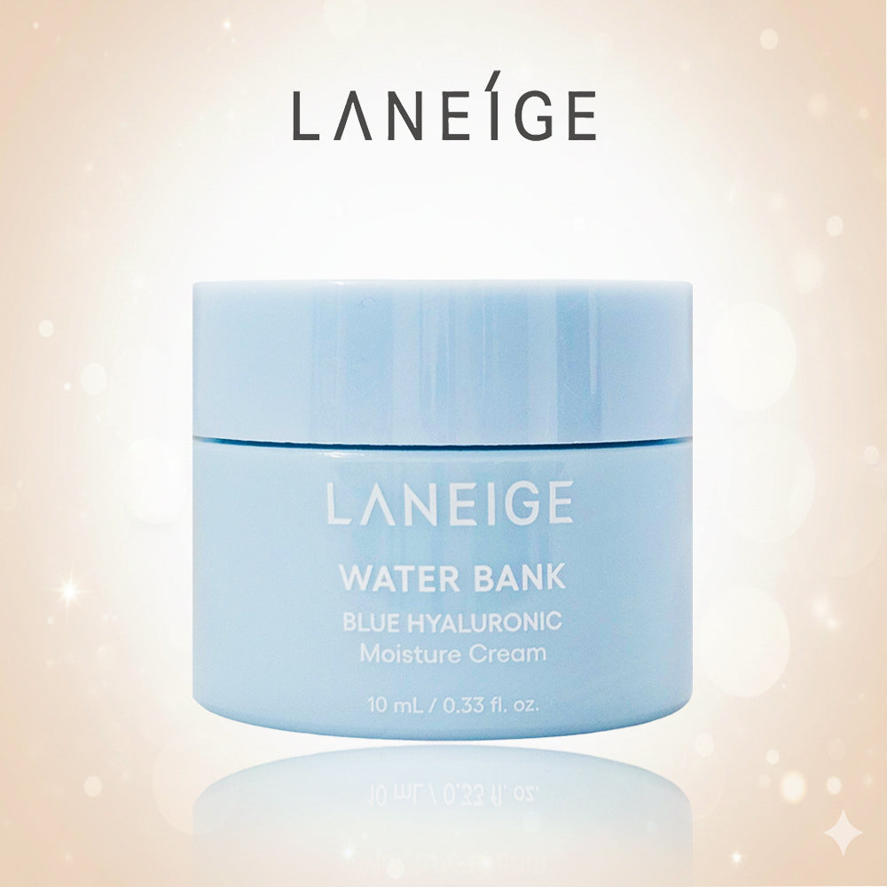 LANEIGE Water Bank Blue Hyaluronic Moisture Cream 10 ml x 3ea – Individual Mini
