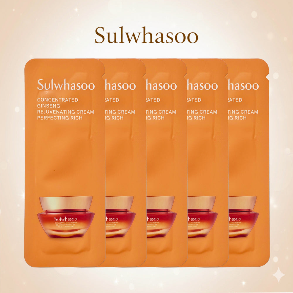Sulwhasoo Concentrated Ginseng Rejuvenating Cream Rich 1ml × 12pcs.Travel Size