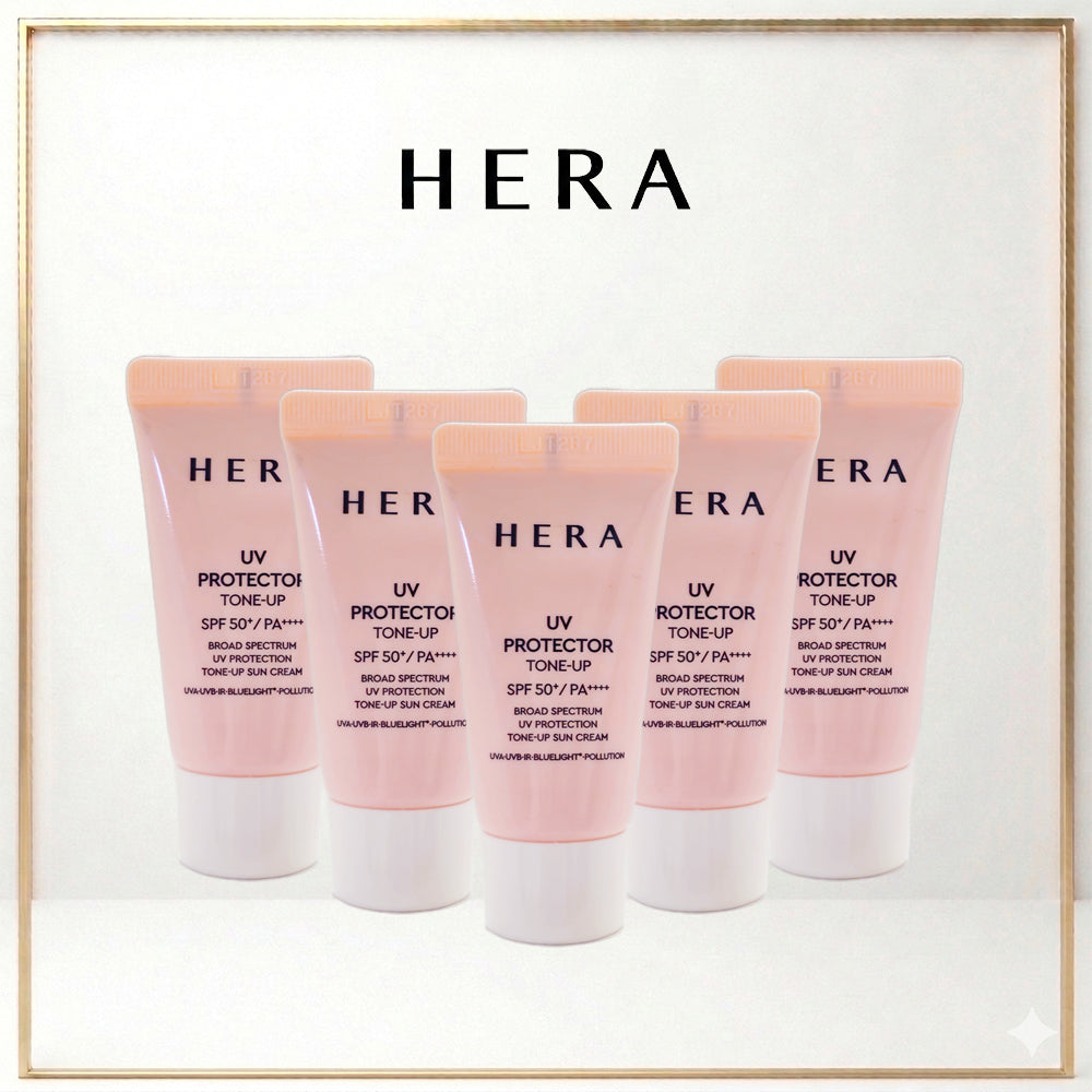 HERA UV Protector Tone-Up Sun Cream SPF50+/PA++++ 15ml x 5pcs – Mini Size