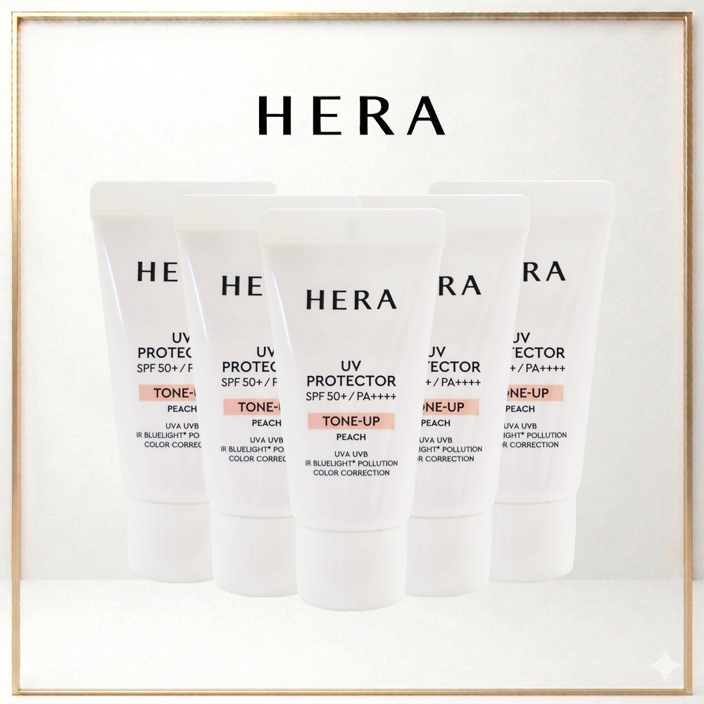 HERA UV Protector Tone-Up Peach SPF50+/PA++++ 15ml x 5pcs – Mini Size