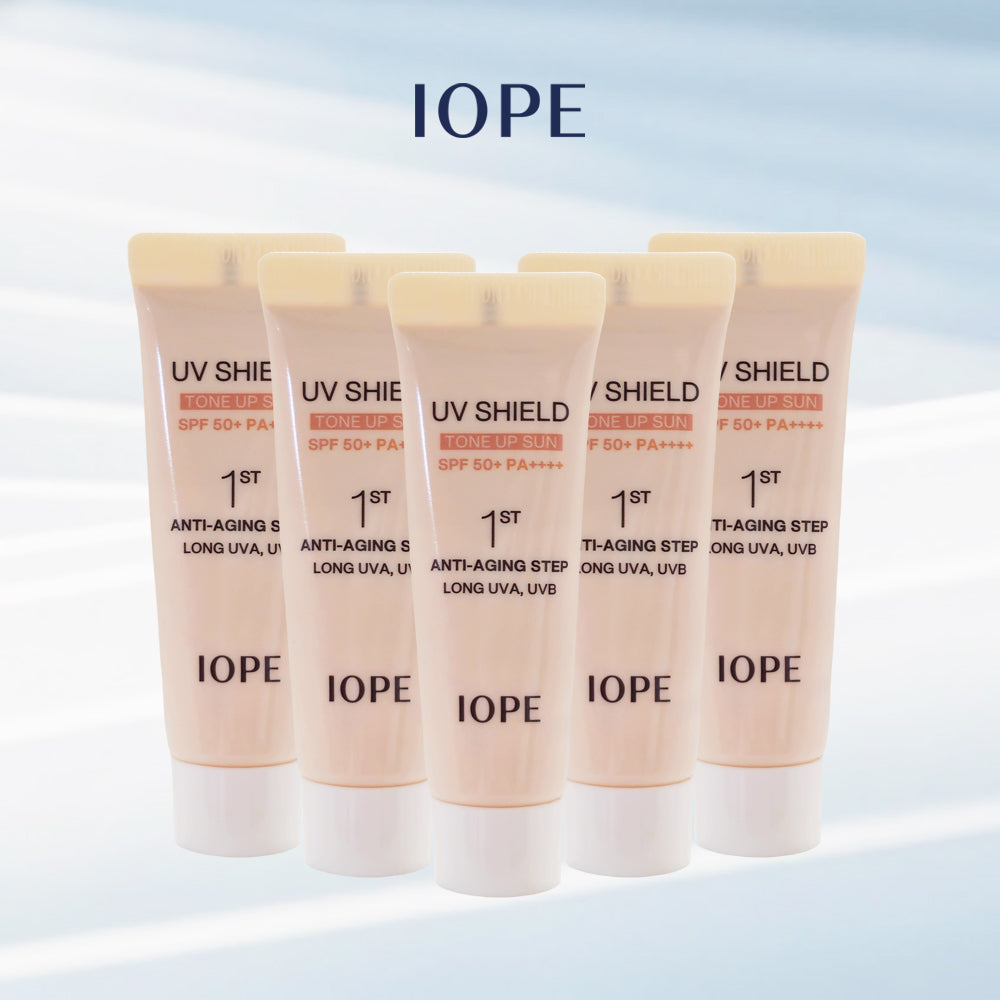 IOPE UV Shield Essential Tone-Up Sun SPF50+ 10ml x 5pcs – Mini