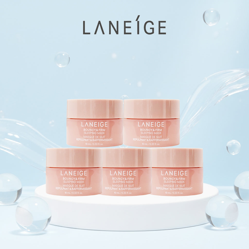 LANEIGE Bouncy & Firm Sleeping Mask 10ml x 5ea  Mini