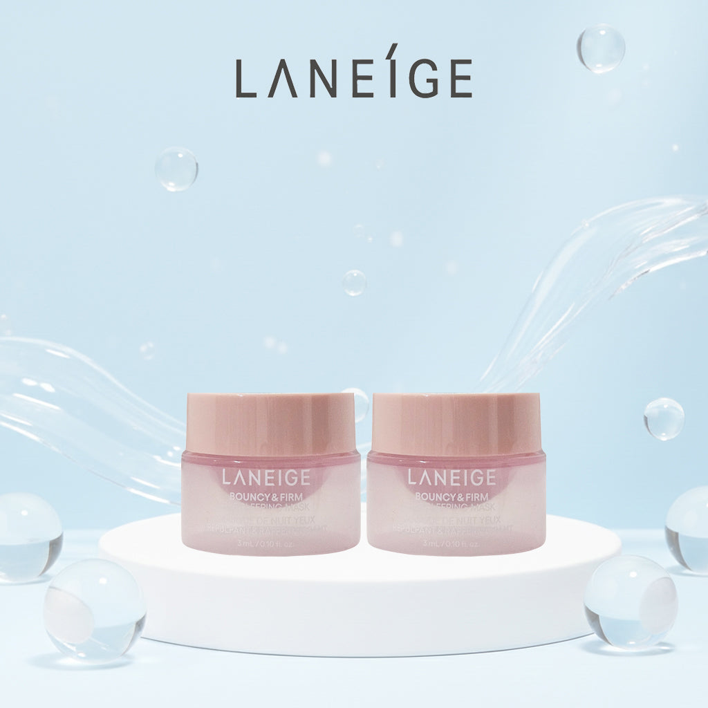 LANEIGE Bouncy &amp; Firm Eye Sleeping Mask 3 ml x 2ea – Individual Mini