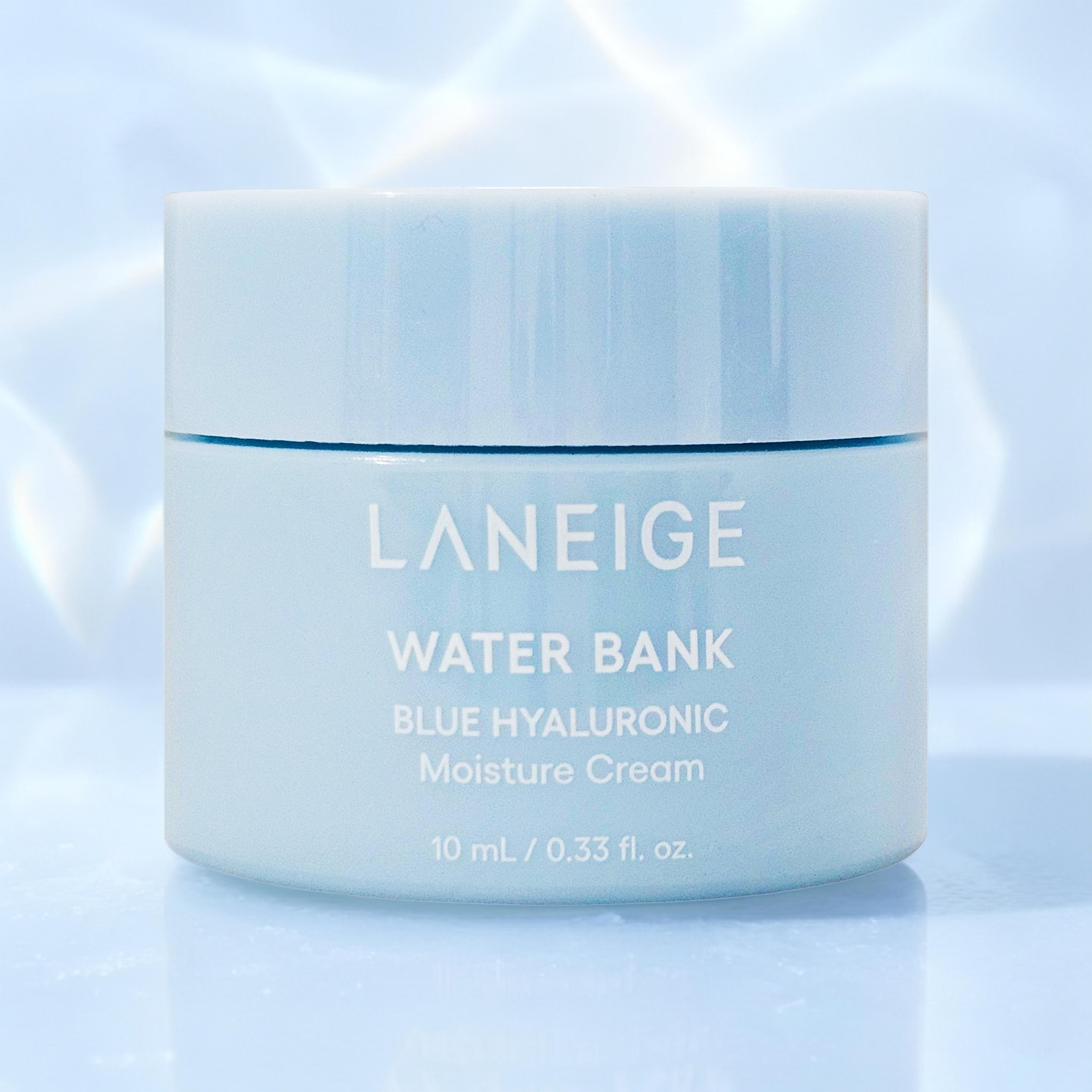LANEIGE Water Bank Blue Hyaluronic Moisture Cream 10 ml x 3ea – Individual Mini