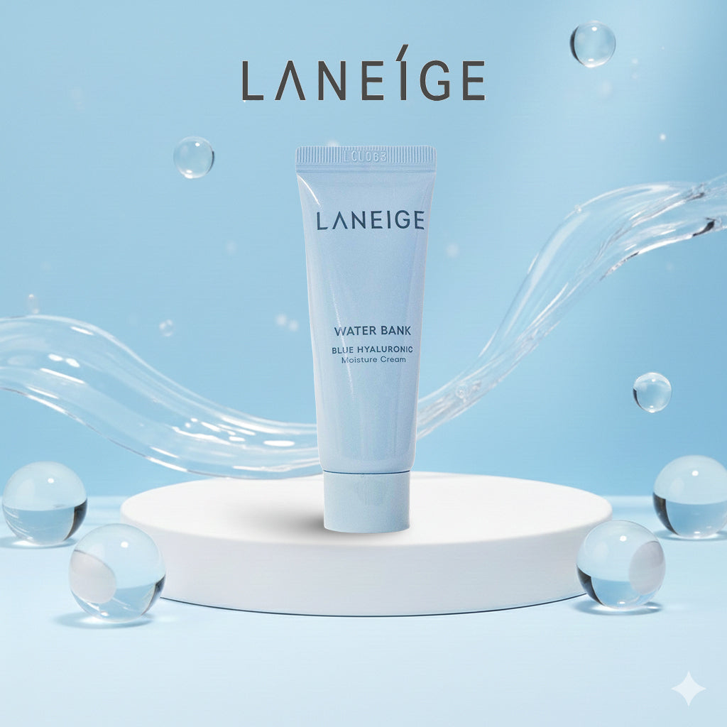 LANEIGE Water Bank Blue Hyaluronic Moisture Cream 25 ml x 3ea