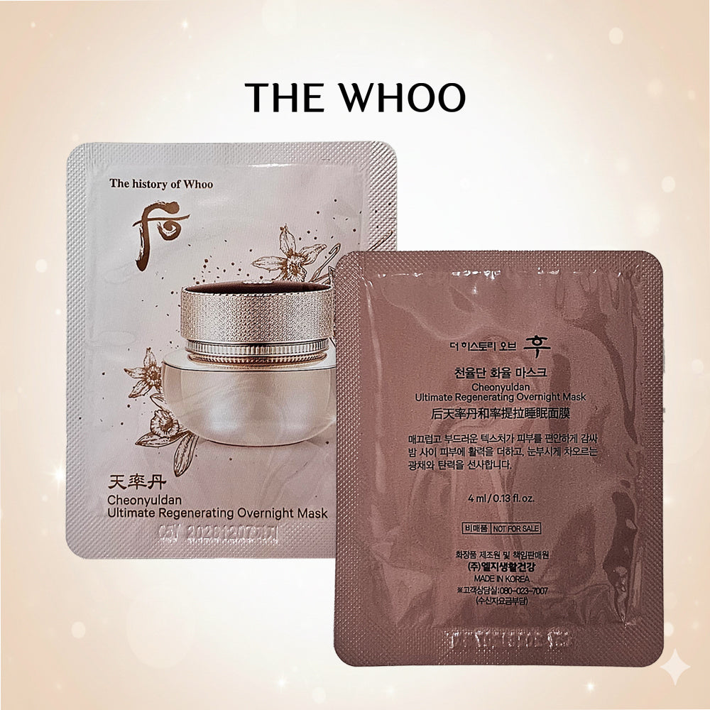 The History of Whoo Cheonyuldan Ultimate Regenerating Overnight Mask.Travel Size