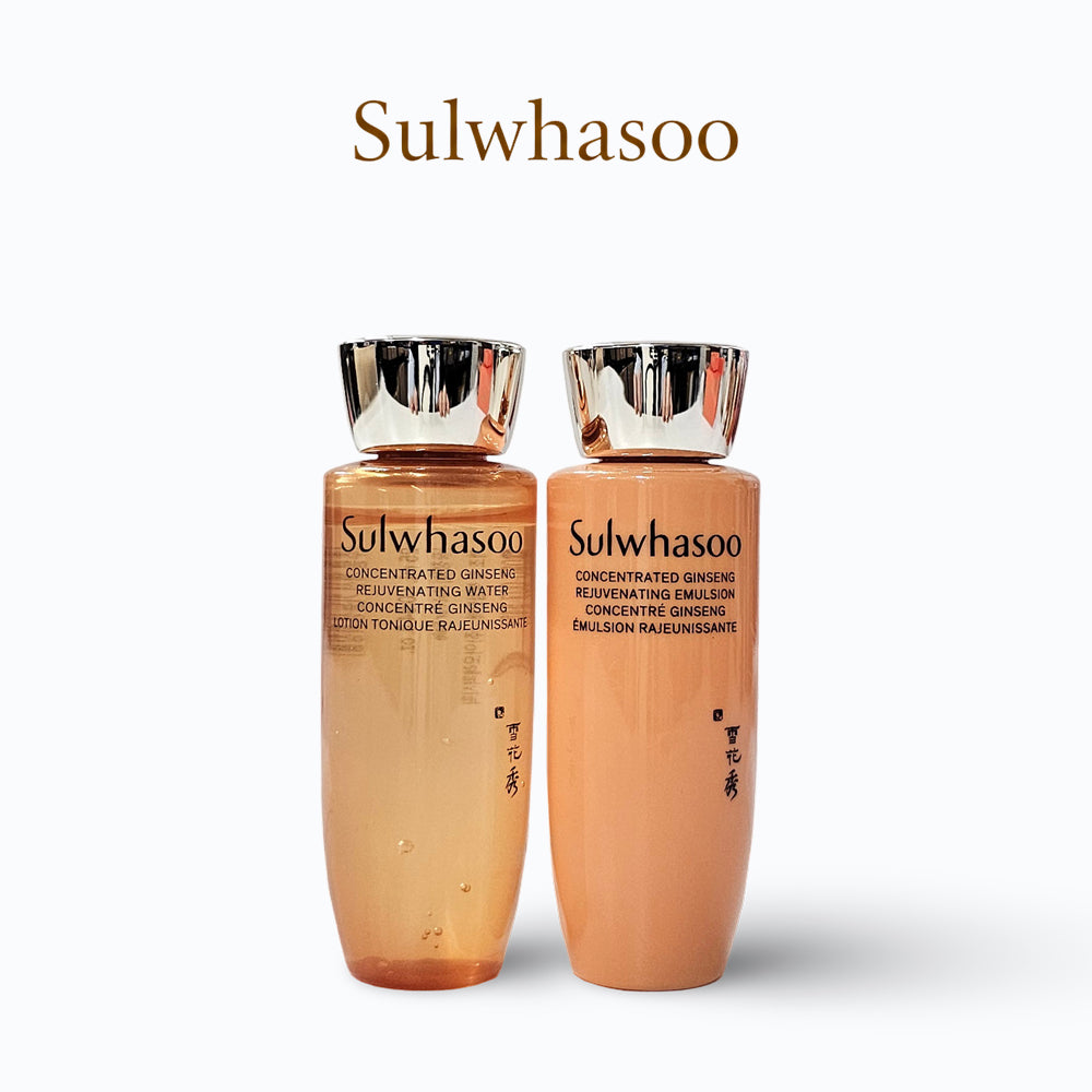 Sulwhasoo Concentrated Ginseng Rejuvenating Water 25 ml / Emulsion 25 ml – Mini Duo Set