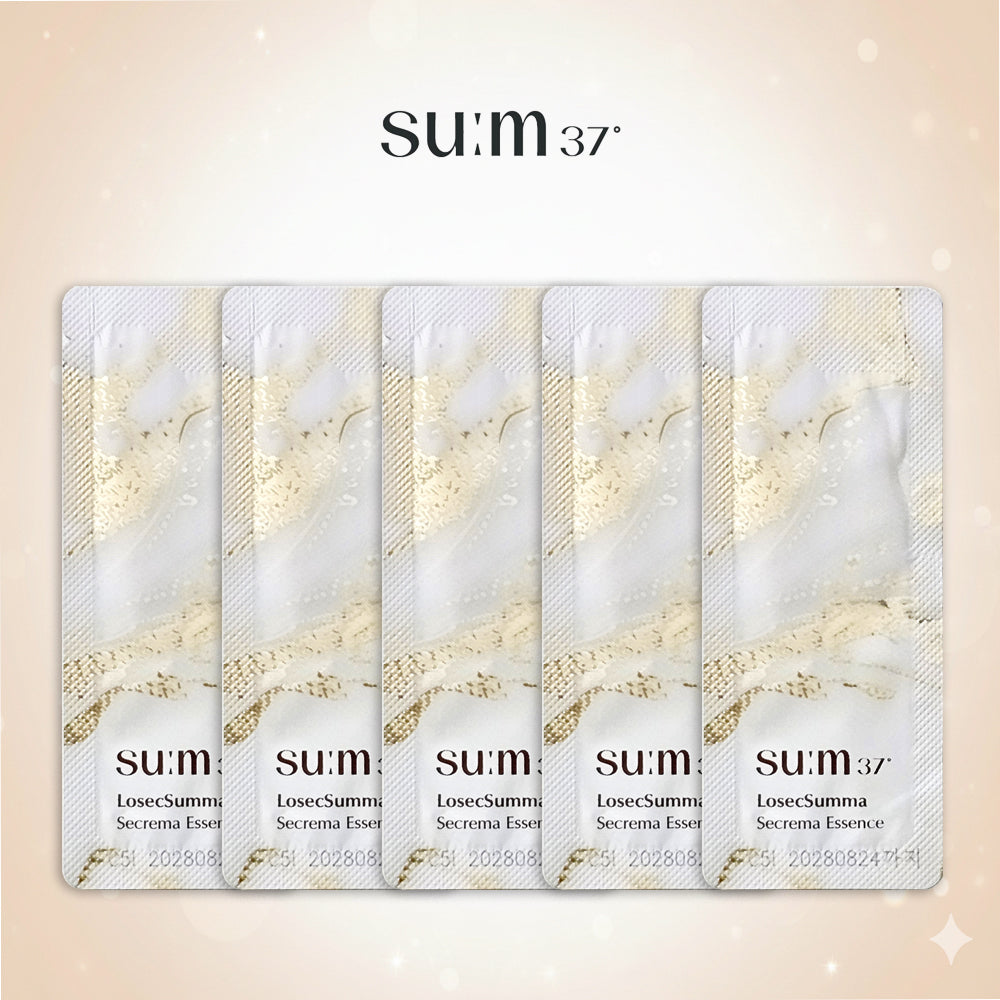 SU:M37 LosecSumma Secrema Essence 1ml × 60pcs (60 ml). Travel Size