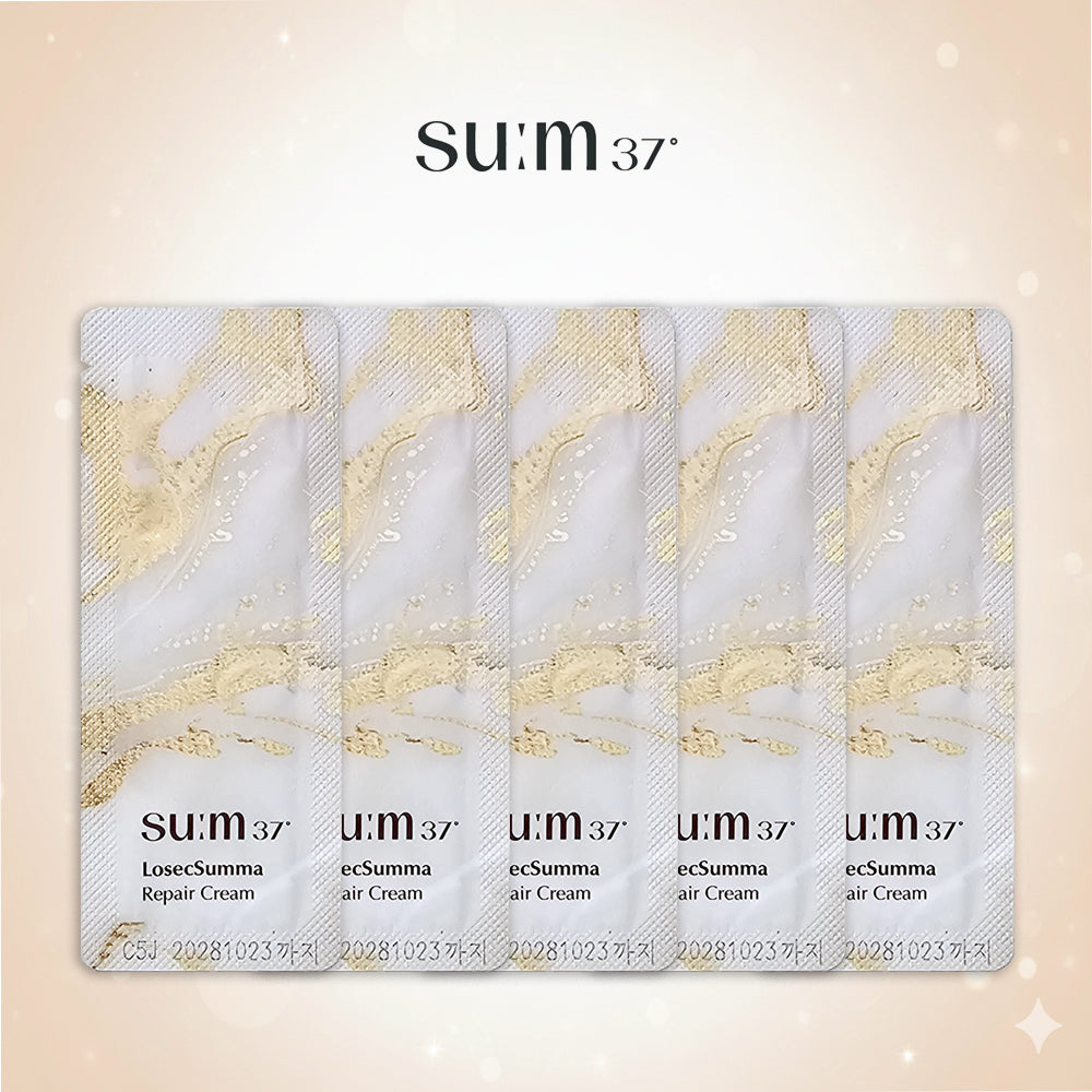 SU:M37 LosecSumma Repair Cream 1ml × 60pcs (60 ml). Travel Size