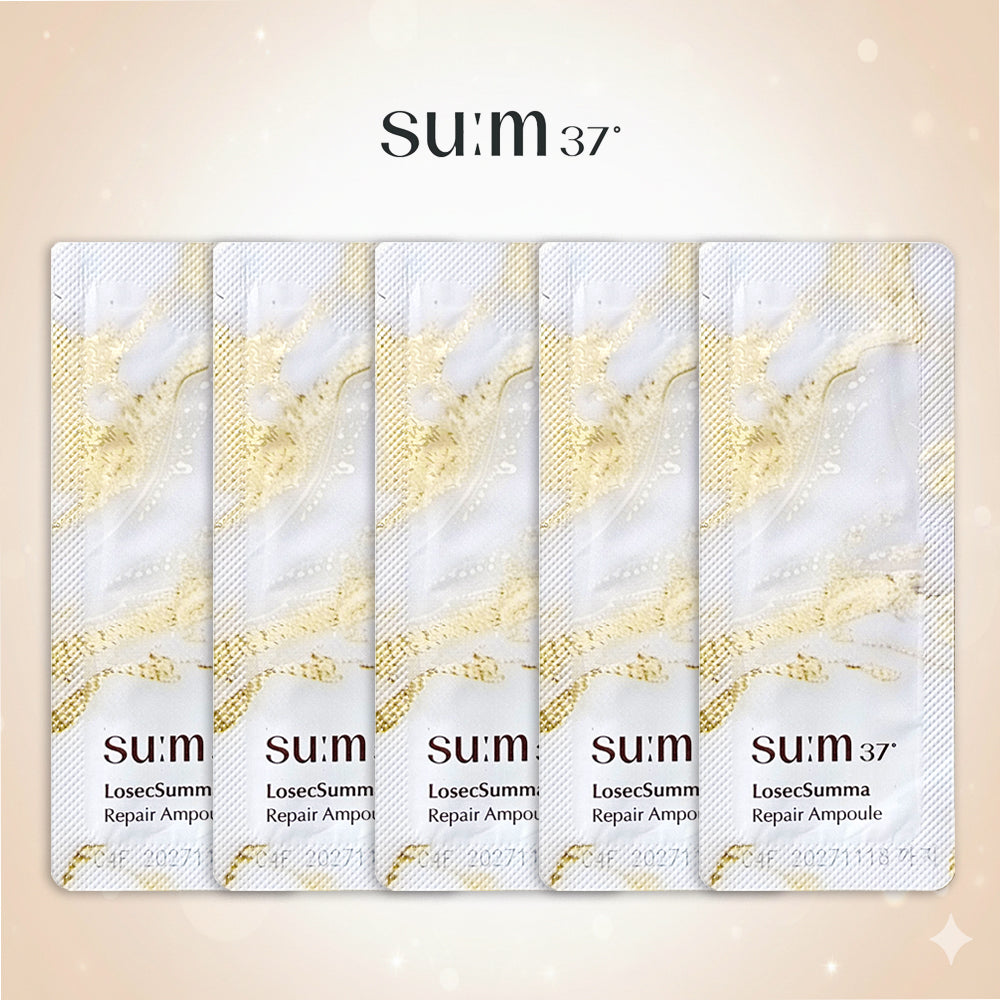 SU:M37 LosecSumma Repair Ampoule 1ml × 60pcs (60 ml). Travel Size